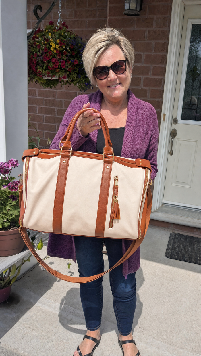 Cliente avec son sac Nomadia