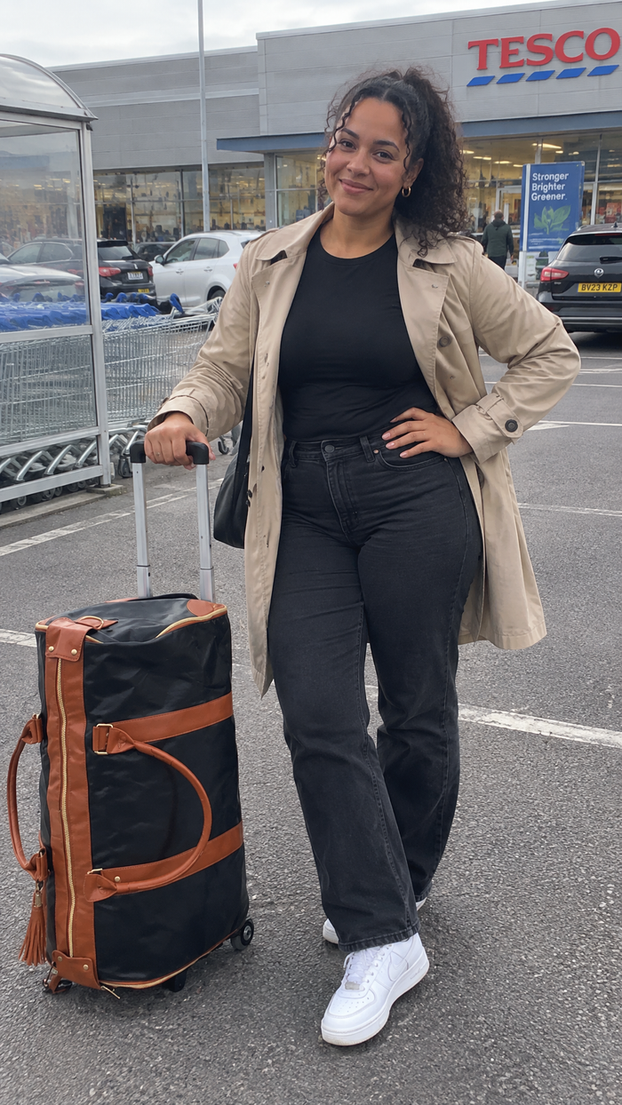 Cliente avec son sac Nomadia